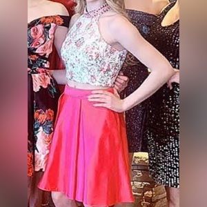 Homecoming/prom dress.  Mixed 2 piece set. Size XS/2